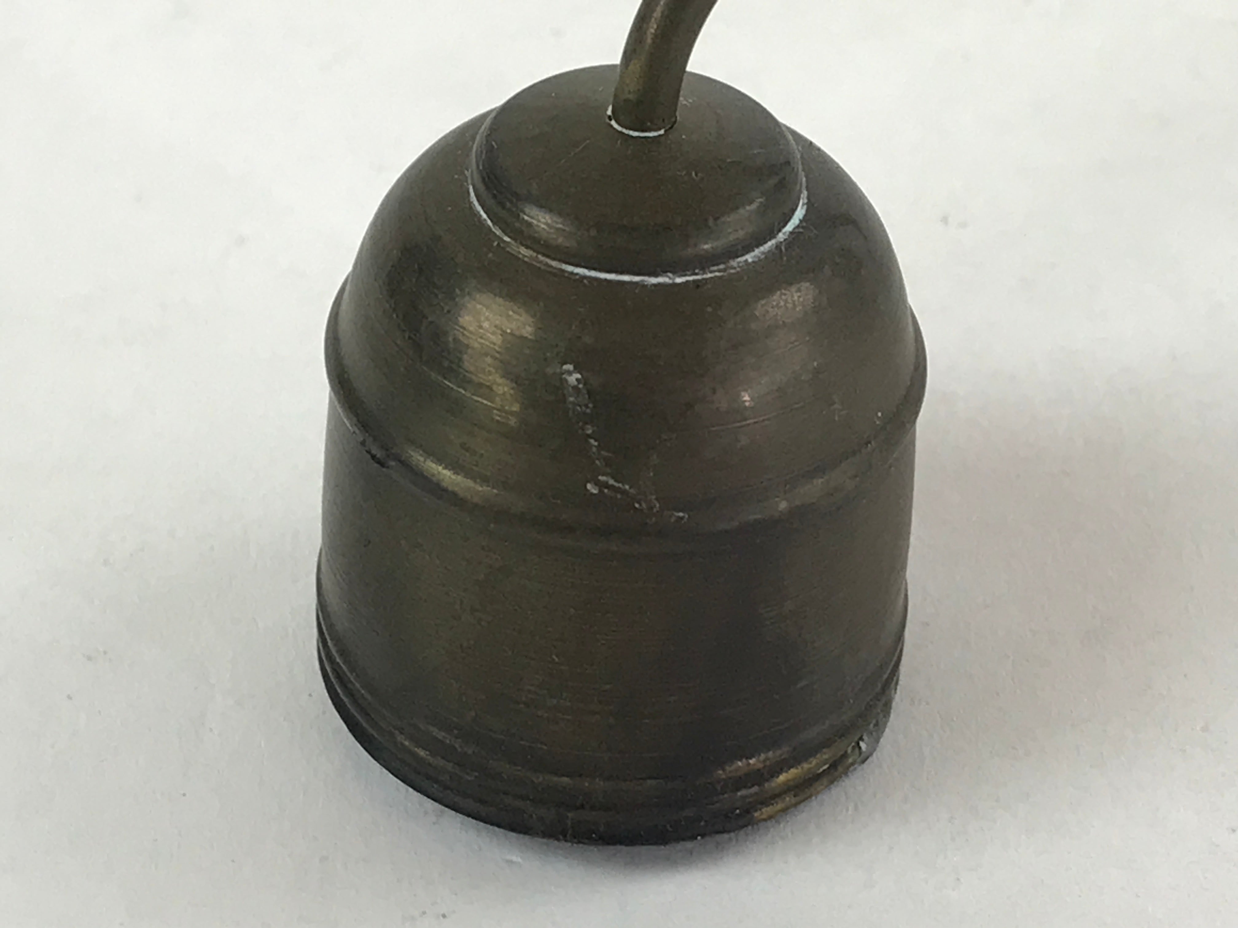 Japanese Buddhist Altar Fitting Bronze Candle Snuffer Vtg Butsugu Acce