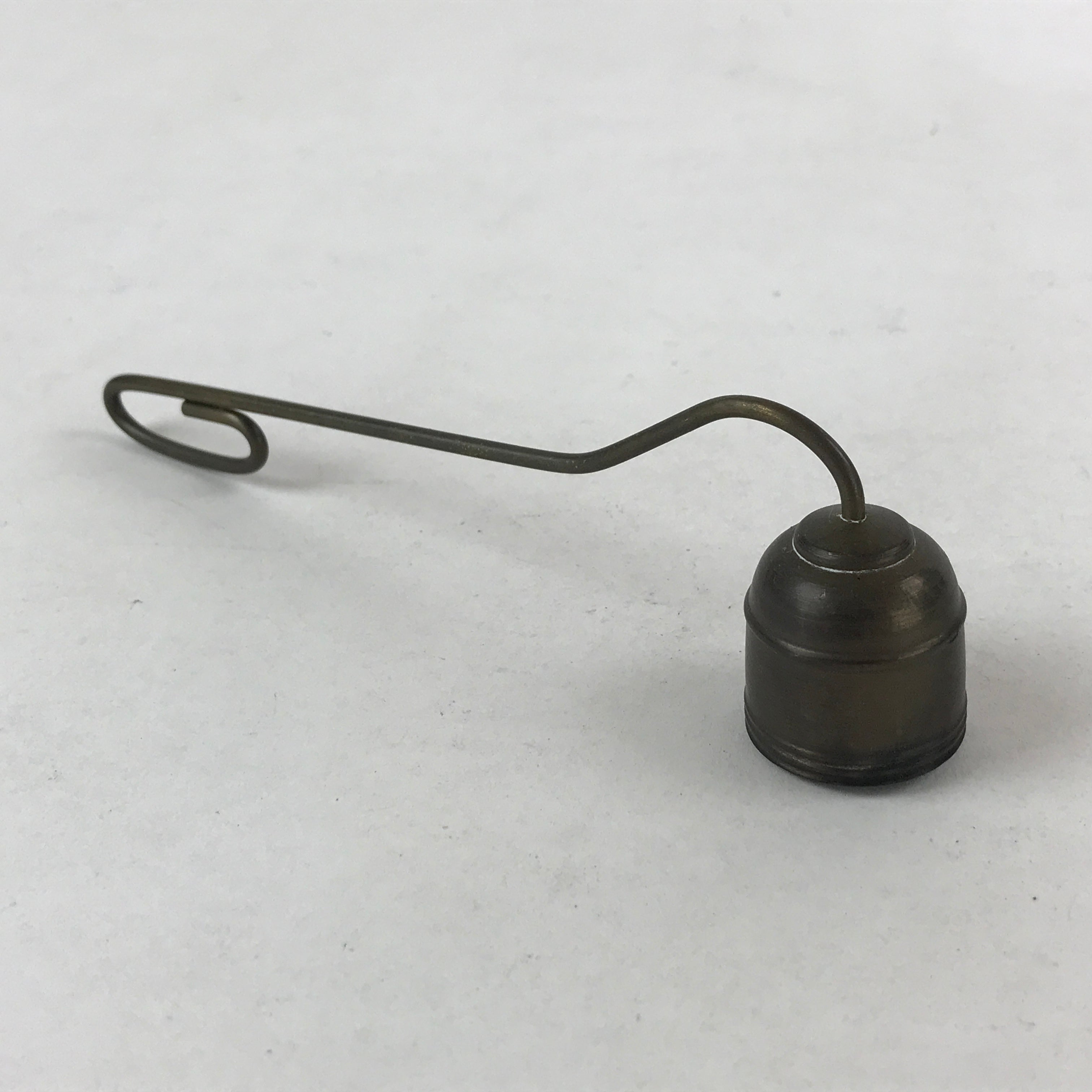 Japanese Buddhist Altar Fitting Bronze Candle Snuffer Vtg Butsugu Accessory BA88