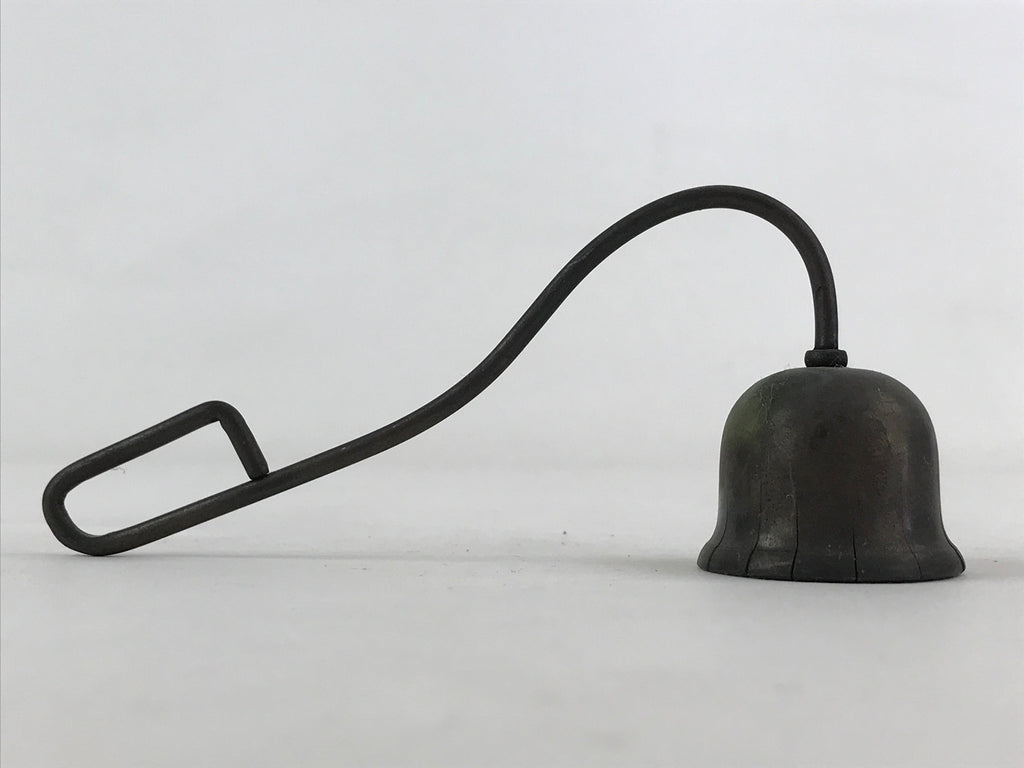 Japanese Buddhist Altar Fitting Bronze Candle Snuffer Vtg Butsugu BA73