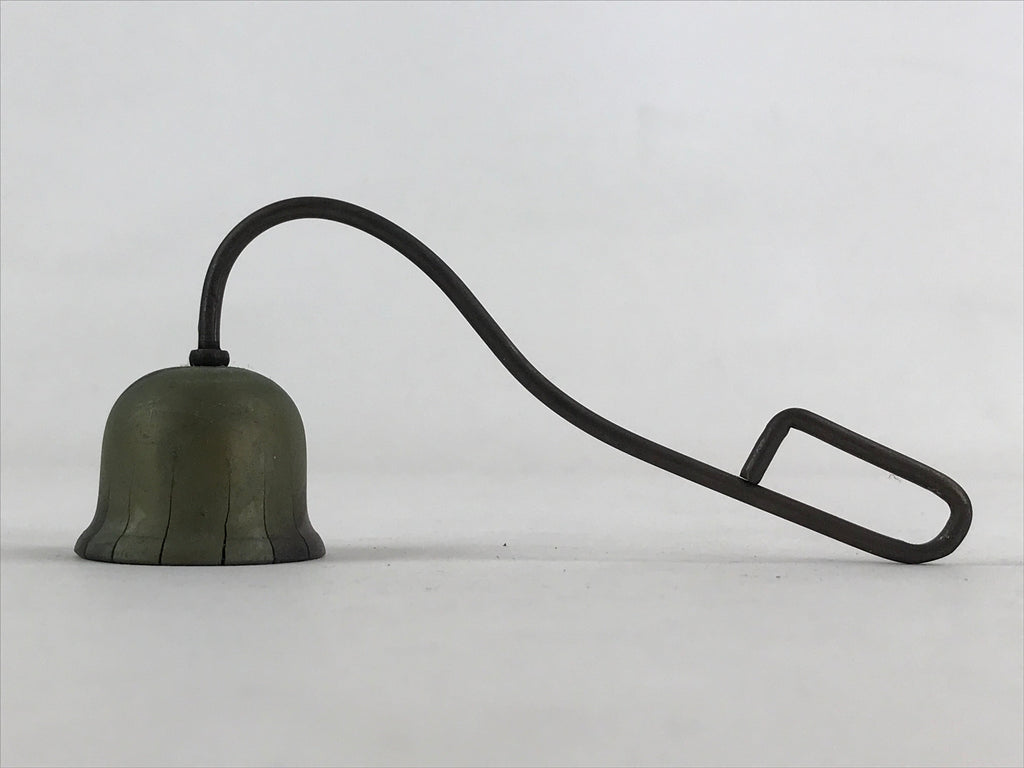 Japanese Buddhist Altar Fitting Bronze Candle Snuffer Vtg Butsugu BA73