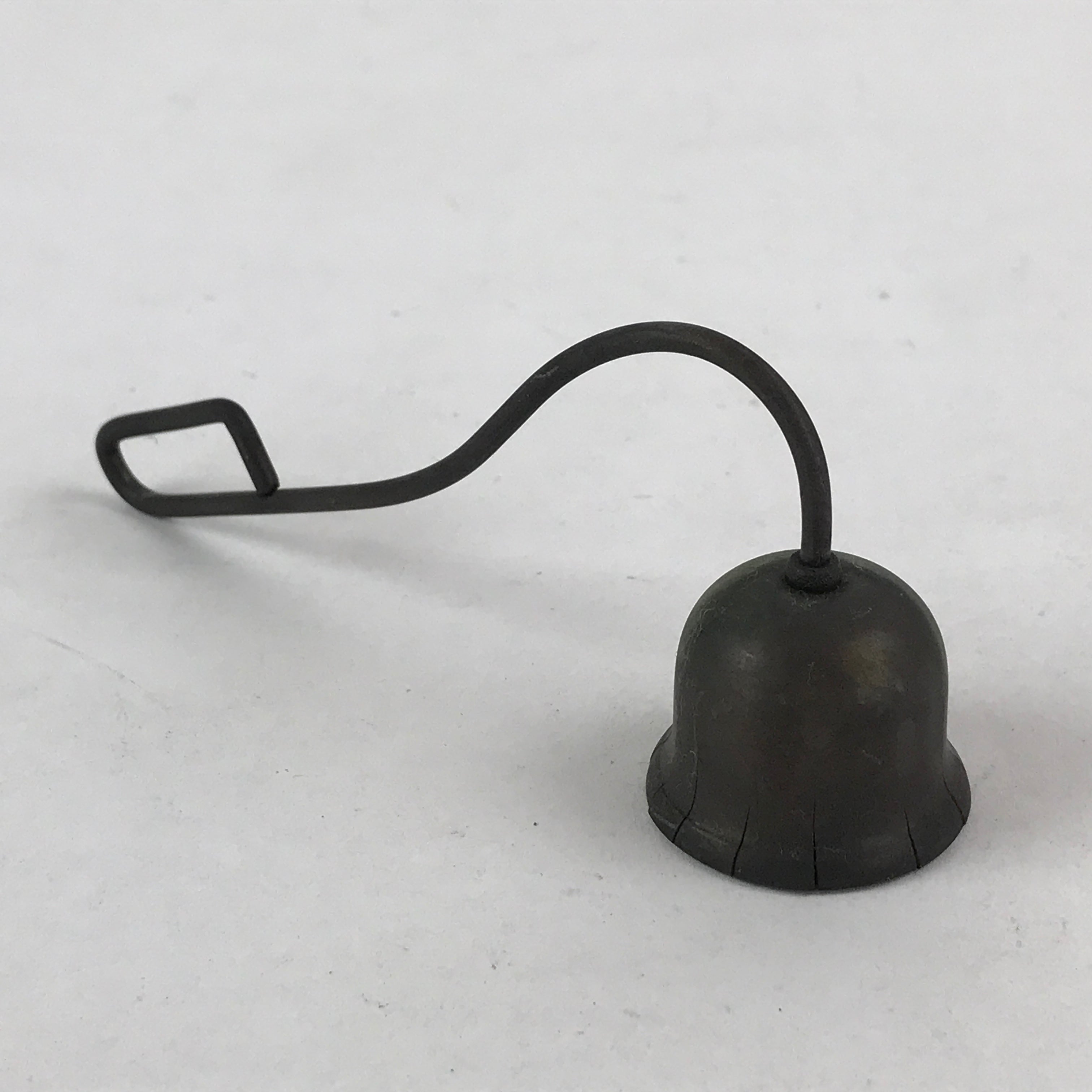 Japanese Buddhist Altar Fitting Bronze Candle Snuffer Vtg Butsugu BA73