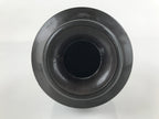 Japanese Buddhist Altar Fitting Bronze Flower Vase Vtg Butsugu Crane Brown BA278