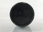Japanese Buddhist Altar Fitting Bronze Flower Vase Vtg Butsugu Crane Brown BA278