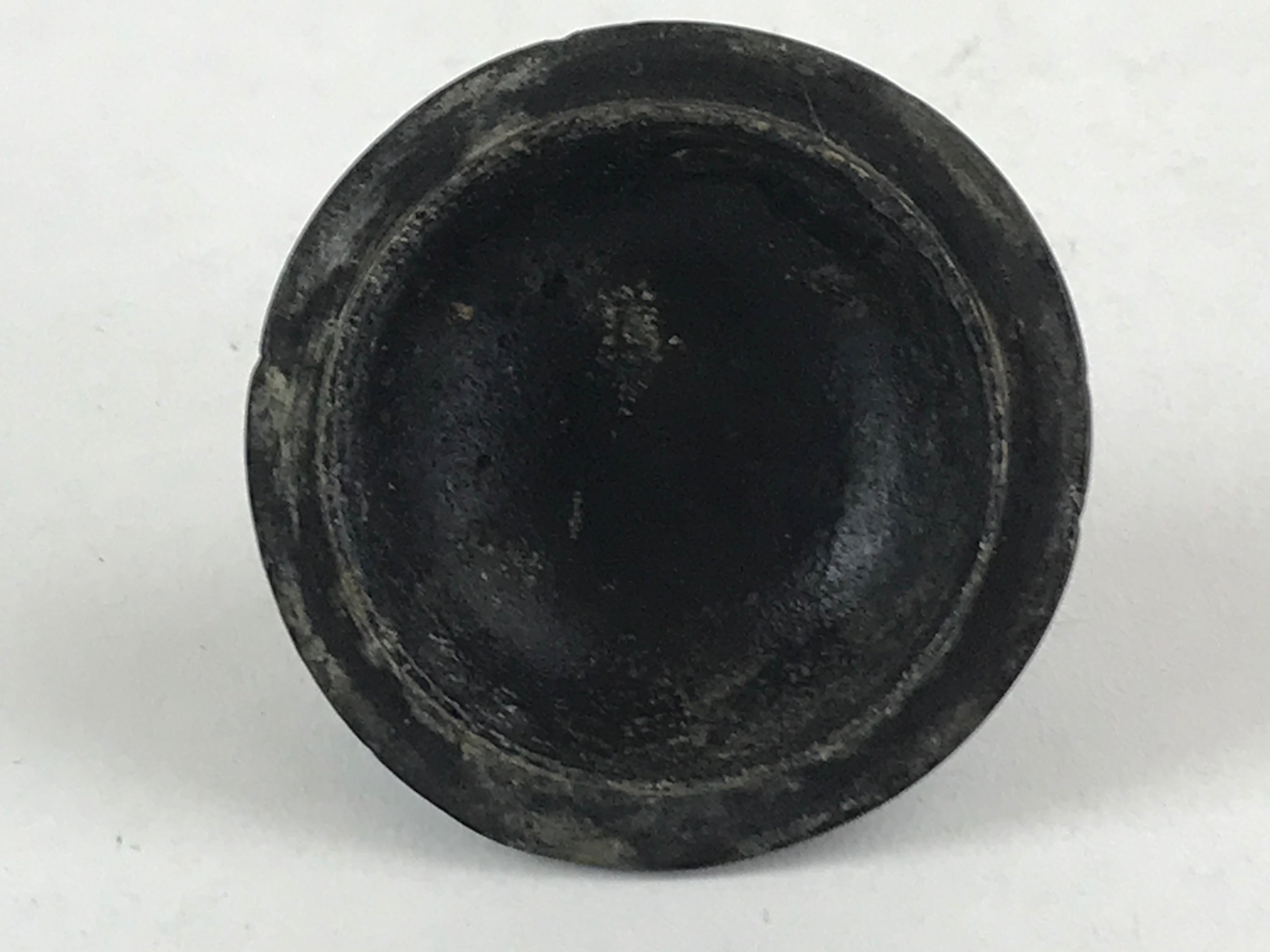 Japanese Buddhist Altar Fitting Bronze Incense Burner Vtg Koro Black Shisa BA68