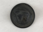 Japanese Buddhist Altar Fitting Bronze Incense Burner Vtg Koro Black Shisa BA68