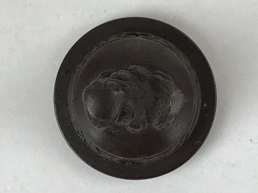 Japanese Buddhist Altar Fitting Bronze Incense Burner Vtg Koro Shishi Lion BA207