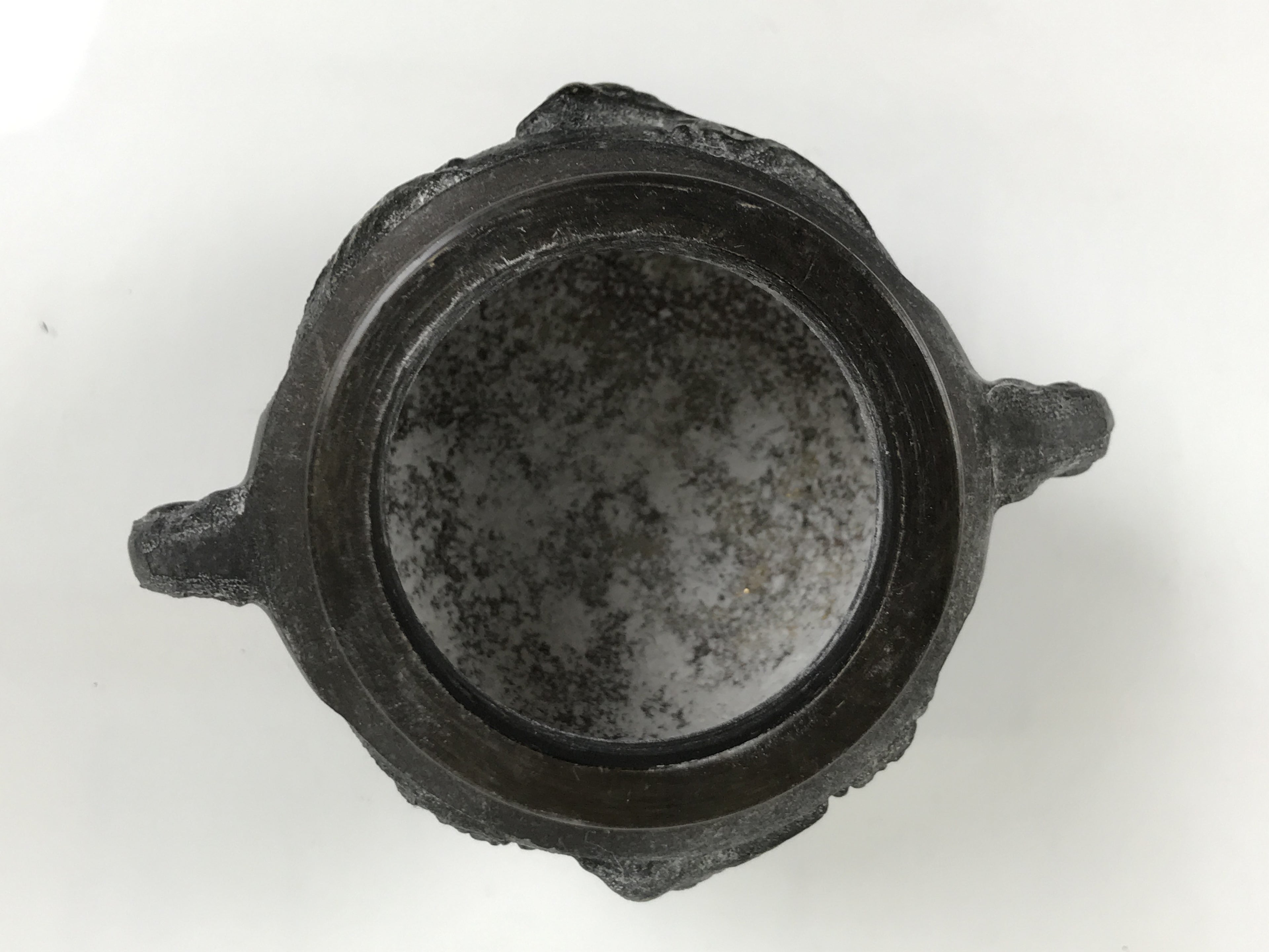 Japanese Buddhist Altar Fitting Bronze Incense Burner Vtg Koro Shishi Lion BA867