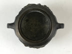 Japanese Buddhist Altar Fitting Bronze Incense Burner Vtg Koro Shishi Lion BU965
