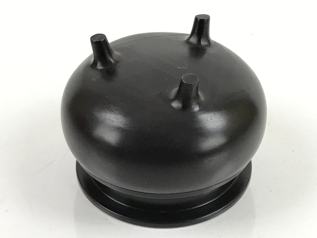 Japanese Buddhist Altar Fitting Bronze Incense Burner Vtg Small Koro Brown BA320