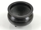 Japanese Buddhist Altar Fitting Bronze Incense Burner Vtg Small Koro Brown BA320