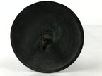 Japanese Buddhist Altar Fitting Bronze Large Candle Stand Metal Shokudai BA596