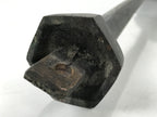 Japanese Buddhist Altar Fitting Bronze Large Candle Stand Metal Shokudai BA596