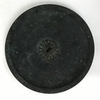 Japanese Buddhist Altar Fitting Bronze Large Candle Stand Metal Shokudai BA596