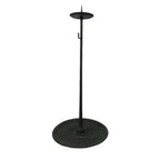 Japanese Buddhist Altar Fitting Bronze Large Candle Stand Metal Shokudai BA596