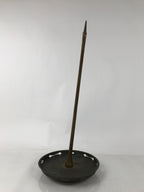 Japanese Buddhist Altar Fitting Bronze Large Candle Stand Metal Shokudai BA597