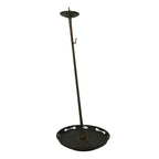 Japanese Buddhist Altar Fitting Bronze Large Candle Stand Metal Shokudai BA597