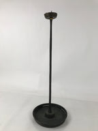 Japanese Buddhist Altar Fitting Bronze Large Candle Stand Metal Shokudai BA598