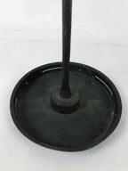 Japanese Buddhist Altar Fitting Bronze Large Candle Stand Metal Shokudai BA598