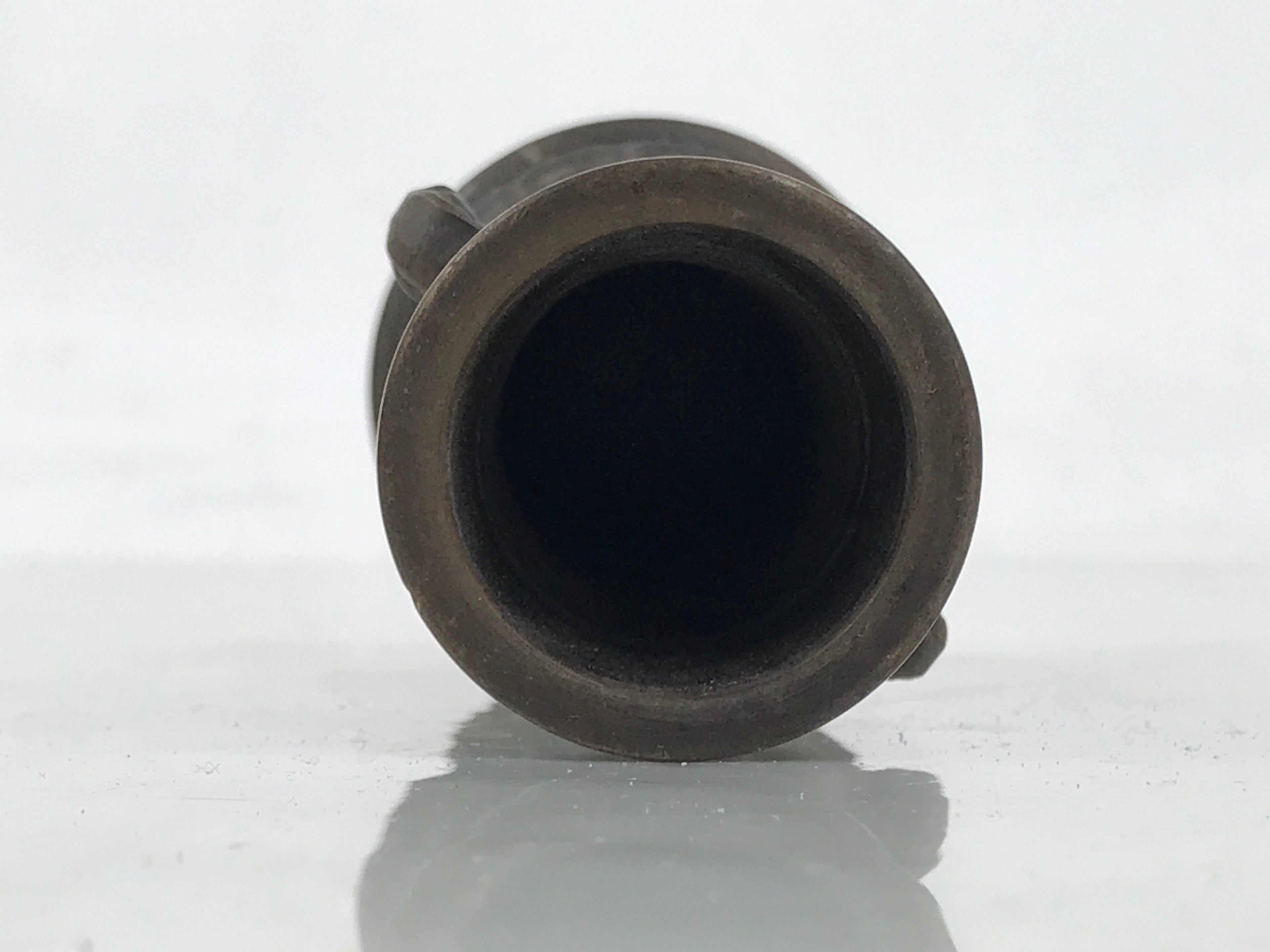 Japanese Buddhist Altar Fitting Bronze Metal Incense Holder Vtg Senkousashi BA73