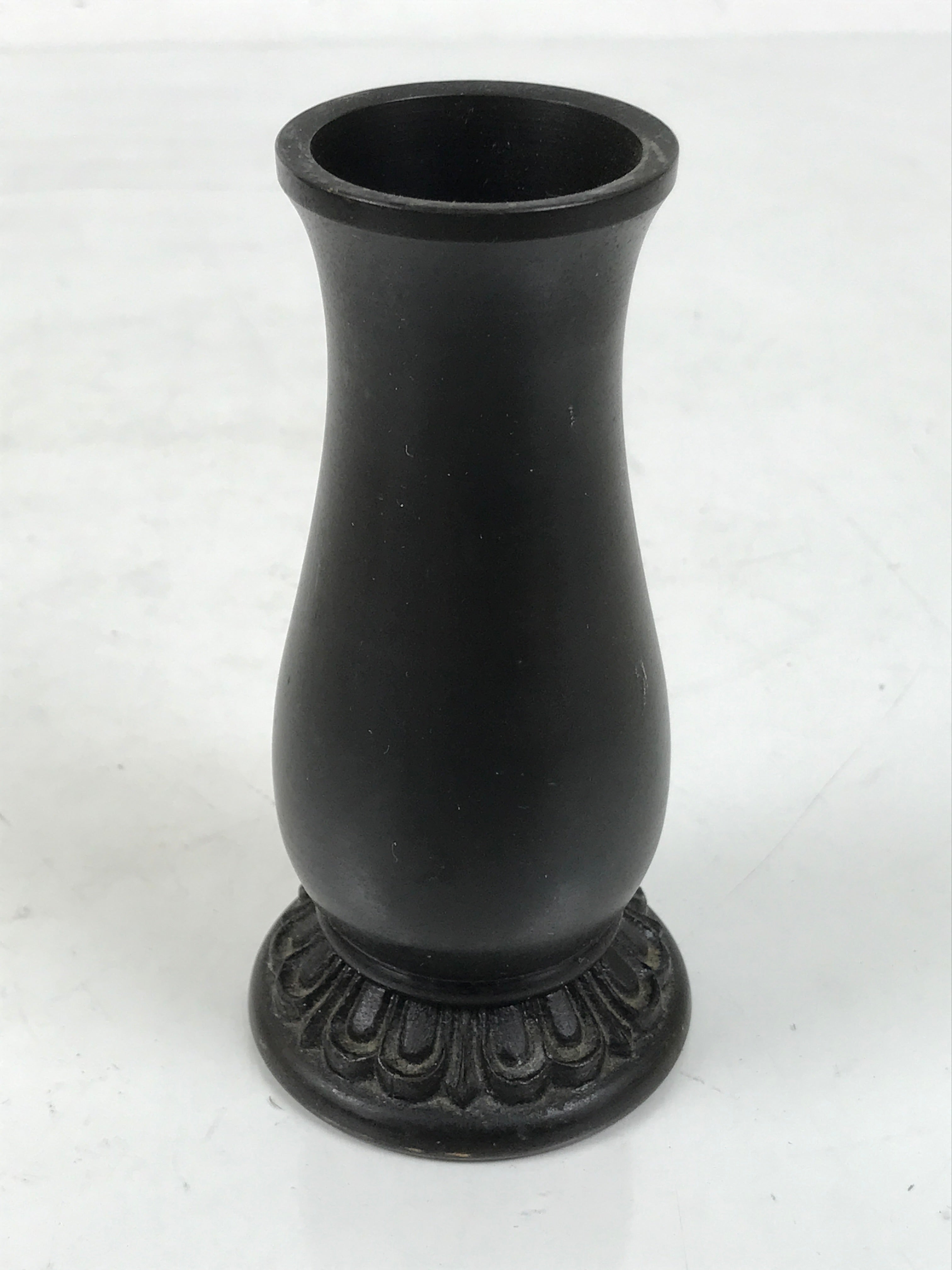 Japanese Buddhist Altar Fitting Bronze Metal Incense Holder Vtg Senkousashi BA73