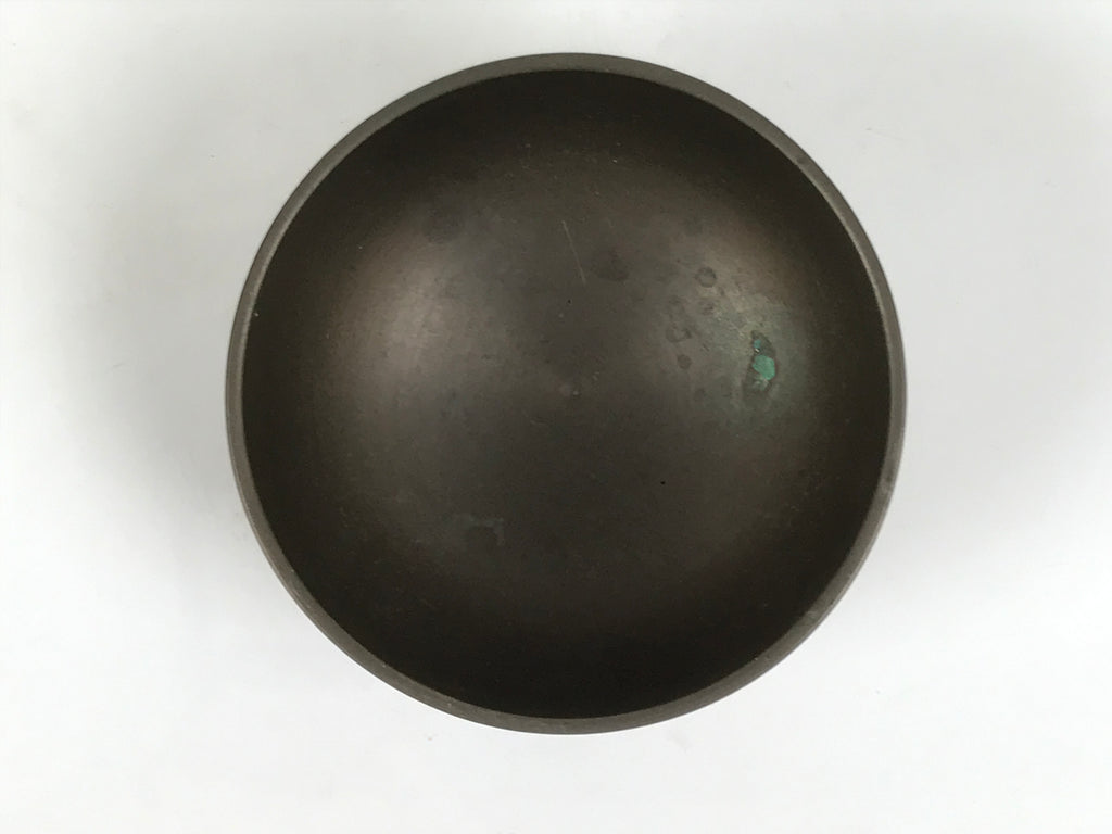 Japanese Buddhist Altar Fitting Bronze Orin Bell Singing Bowl Resin Stand BA905