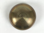 Japanese Buddhist Altar Fitting Bronze Orin Bell Singing Bowl Resin Stand BA905