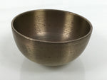 Japanese Buddhist Altar Fitting Bronze Orin Bell Singing Bowl Wood Stand BA902