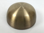 Japanese Buddhist Altar Fitting Bronze Orin Bell Singing Bowl Wood Stand BA902