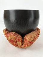 Japanese Buddhist Altar Fitting Bronze Orin Bell Vtg Singing Bowl Pillow BA245