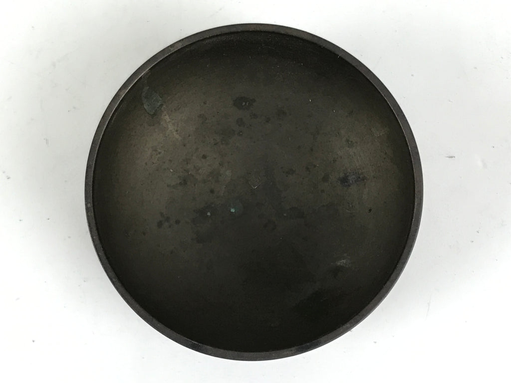 Japanese Buddhist Altar Fitting Bronze Orin Bell Vtg Singing Bowl Pillow BA618