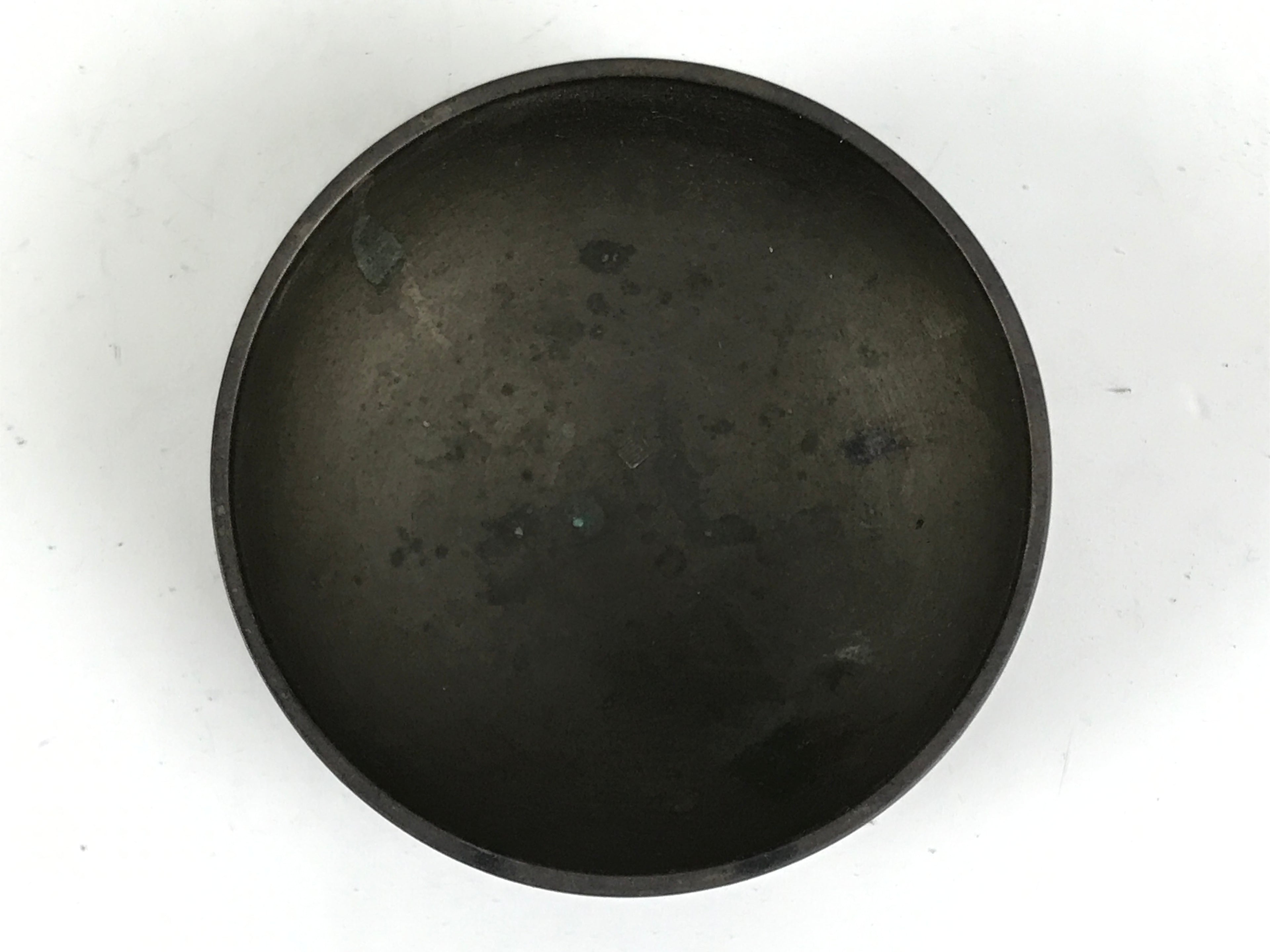 Japanese Buddhist Altar Fitting Bronze Orin Bell Vtg Singing Bowl Pillow BA618