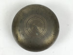 Japanese Buddhist Altar Fitting Bronze Orin Bell Vtg Singing Bowl Pillow BA618