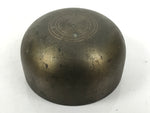 Japanese Buddhist Altar Fitting Bronze Orin Bell Vtg Singing Bowl Pillow BA618
