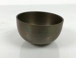 Japanese Buddhist Altar Fitting Bronze Orin Bell Vtg Singing Bowl Pillow BA819