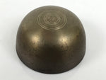 Japanese Buddhist Altar Fitting Bronze Orin Bell Vtg Singing Bowl Pillow BA820