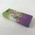 Japanese Buddhist Altar Fitting Candle Set Vtg White Purple Rosoku 6.5 cm BU985