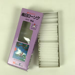 Japanese Buddhist Altar Fitting Candle Set White Nippon Kodo Rosoku 5.3cm BA836