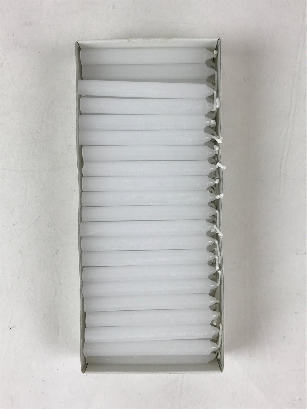 Japanese Buddhist Altar Fitting Candle Set White Nippon Kodo Rosoku 6cm BU979