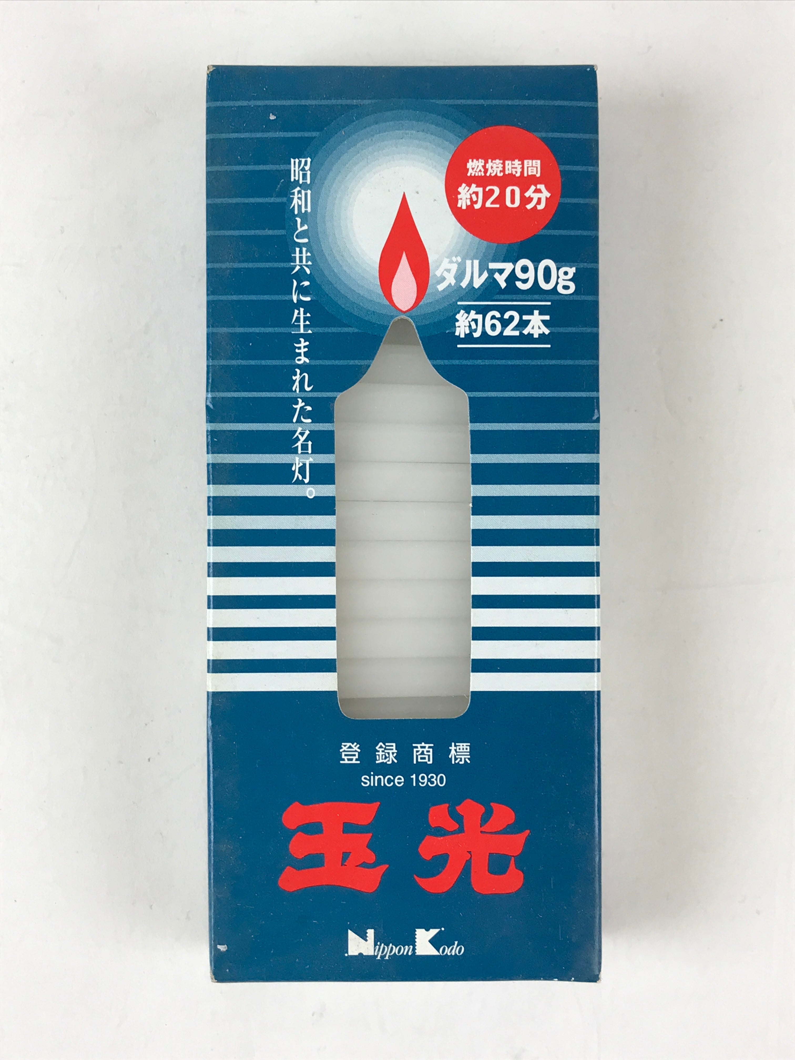 Japanese Buddhist Altar Fitting Candle Set White Nippon Kodo Rosoku 6cm BU981