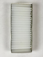 Japanese Buddhist Altar Fitting Candle Set White Nippon Kodo Rosoku 6cm BU981