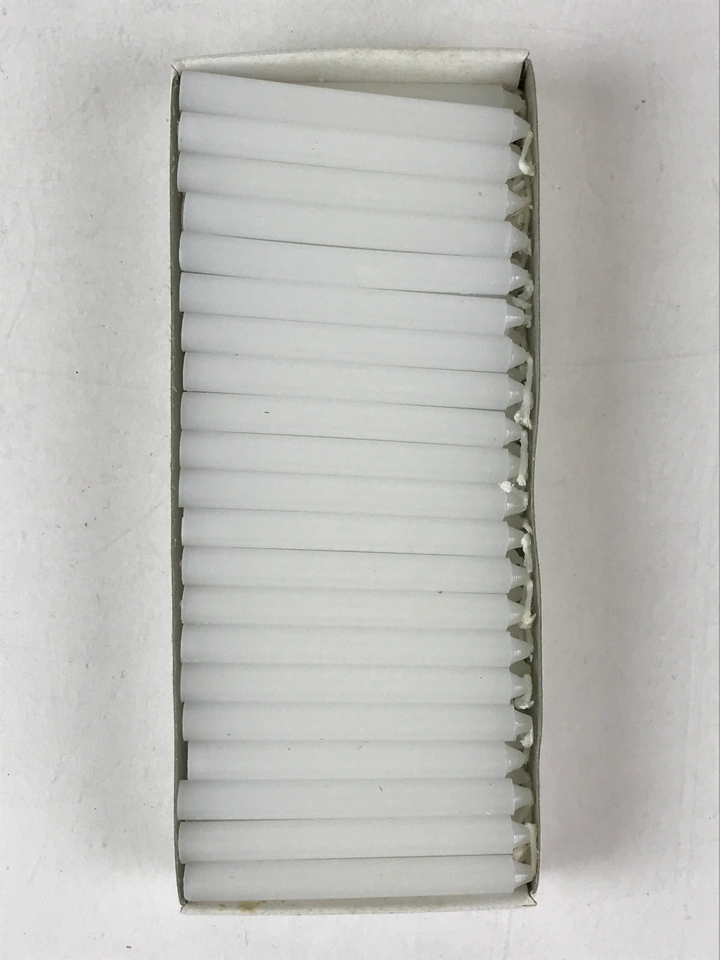 Japanese Buddhist Altar Fitting Candle Set White Nippon Kodo Rosoku 6cm BU982