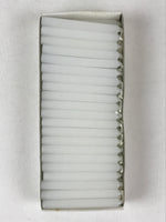 Japanese Buddhist Altar Fitting Candle Set White Nippon Kodo Rosoku 6cm BU982