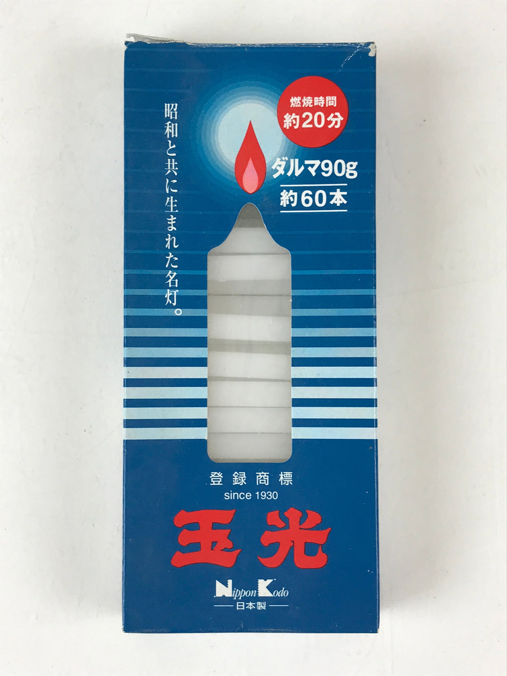 Japanese Buddhist Altar Fitting Candle Set White Nippon Kodo Rosoku 6cm BU983