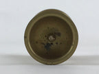 Japanese Buddhist Altar Fitting Candle Stand Vtg Brass Shokudai Gold BA21