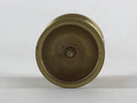 Japanese Buddhist Altar Fitting Candle Stand Vtg Brass Shokudai Gold BA22