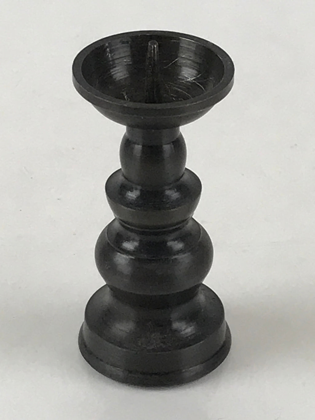 Japanese Buddhist Altar Fitting Candle Stand Vtg Copper Shokudai Butsudan BU974