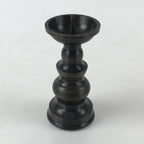 Japanese Buddhist Altar Fitting Candle Stand Vtg Copper Shokudai Butsudan BU974
