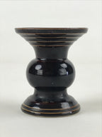 Japanese Buddhist Altar Fitting Ceramic Flower Vase Vtg Butsugu Brown BA53