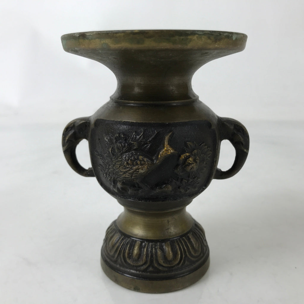 Japanese Buddhist Altar Fitting Copper Flower Vase Kacho Hanatate Butsugu BA584