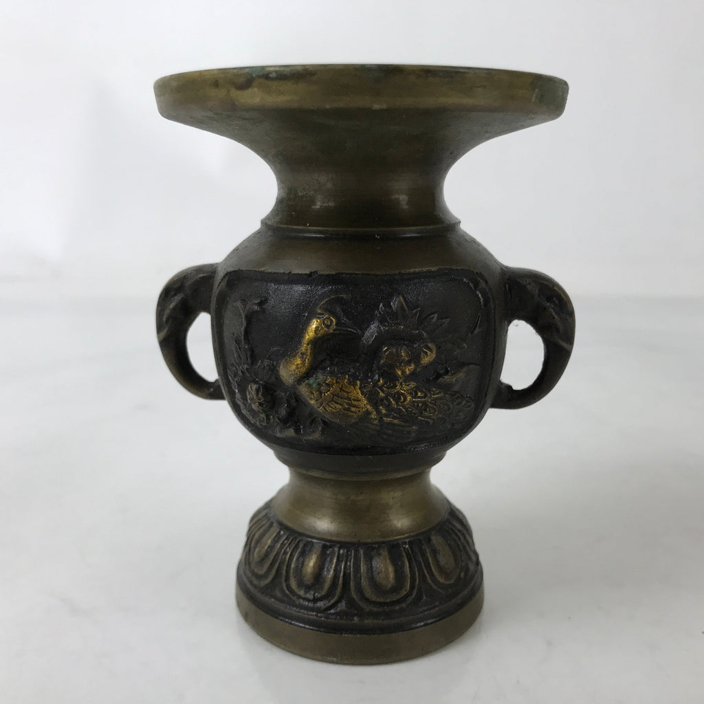 Japanese Buddhist Altar Fitting Copper Flower Vase Kacho Hanatate Butsugu BA584